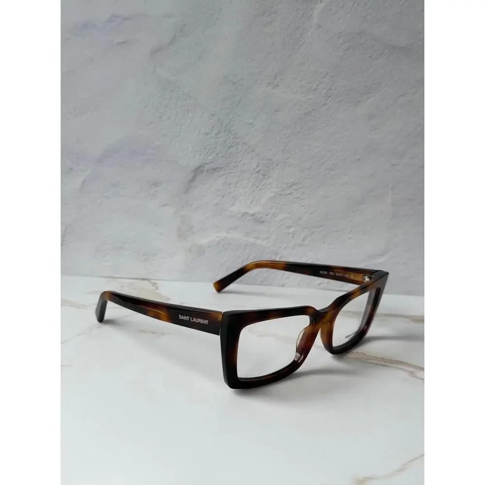 NEW Saint Laurent SL554 Cat Eye Optical Frames in Havana